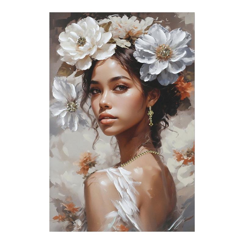 Πίνακας σε Καμβά Lilibet Ι Inart 60x2.5x90εκ.