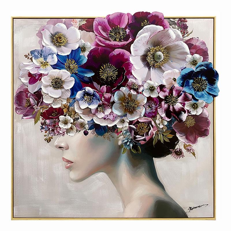 Πίνακας σε Καμβά Mavare Ι Inart 100x3.5x100εκ.