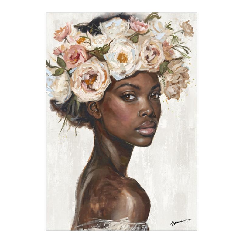 Πίνακας σε Καμβά Fleri Inart 70x3.5x100εκ. Πίνακας σε Καμβά Fleri Inart 70x3.5x100εκ.