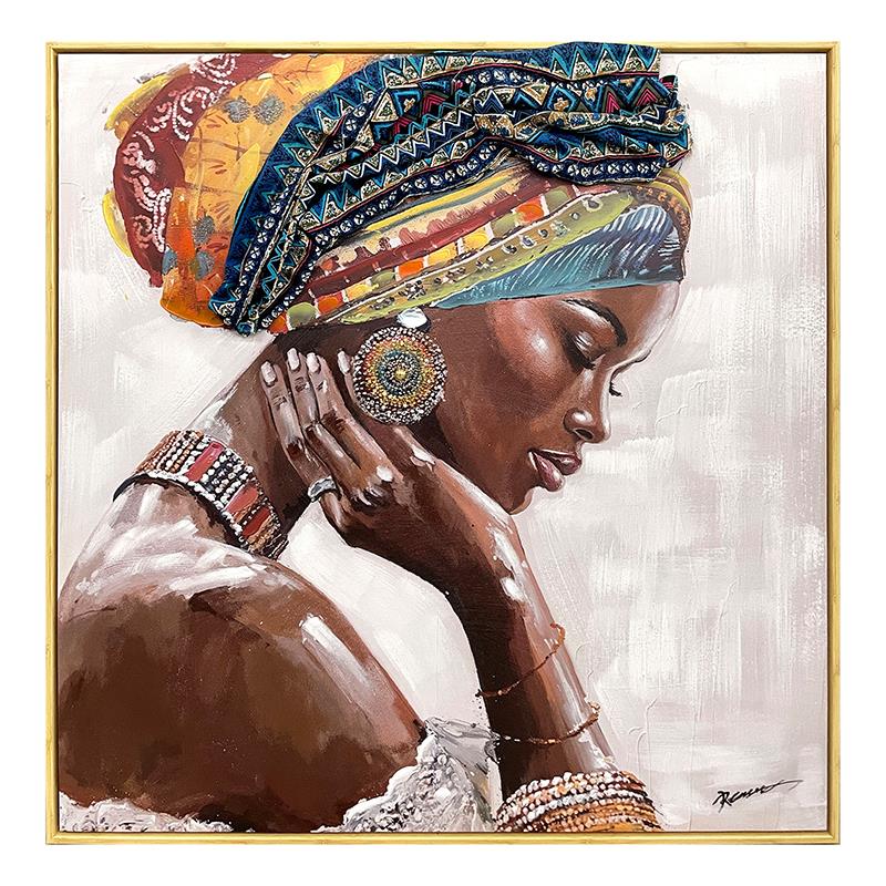 Πίνακας σε Καμβά Jalo Inart 80x3.5x80εκ.