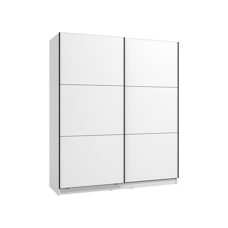 Ντουλάπα Συρόμενη SIERRA 180 Δίφυλλη Opaque White 180x63x210εκ. Ντουλάπα Συρόμενη SIERRA 180 Δίφυλλη Opaque White 180x63x210εκ.