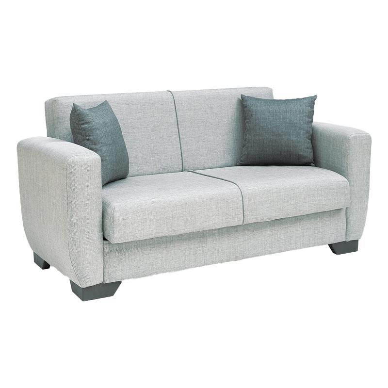 Καναπές - Κρεβάτι New Dolce Fylliana Διθέσιος Ανοικτό γκρί με Γκρί Μαξιλάρια 168x85x85εκ. Καναπές - Κρεβάτι New Dolce Fylliana Διθέσιος Ανοικτό γκρί με Γκρί Μαξιλάρια 168x85x85εκ.