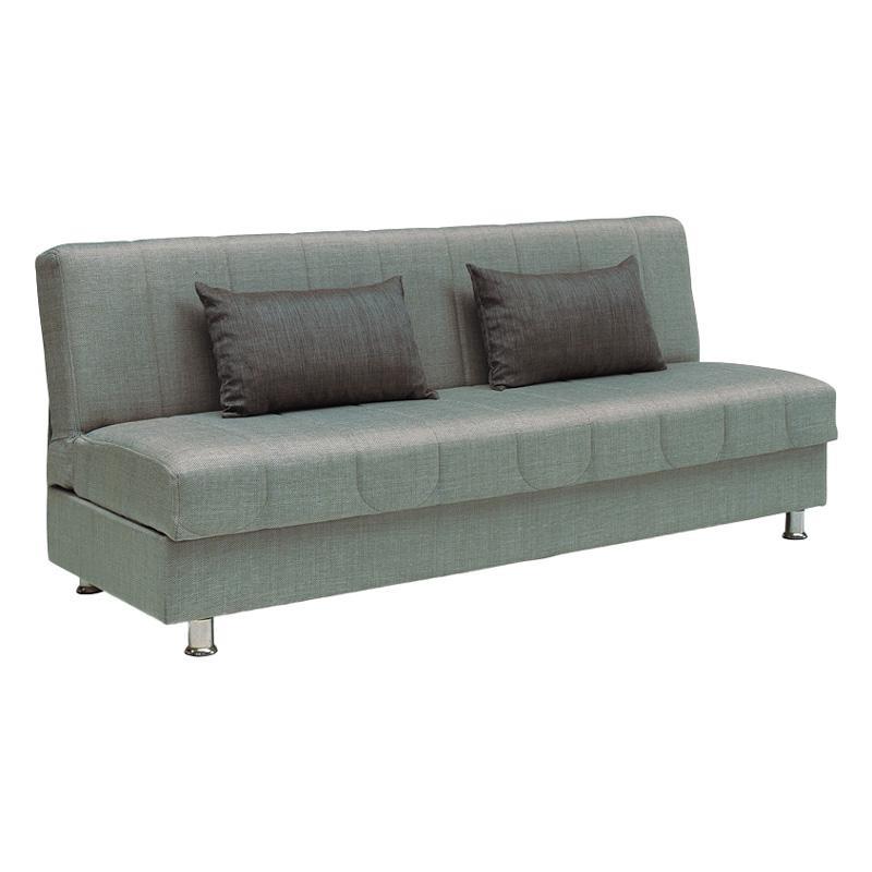 Καναπές - Κρεβάτι New Tiger Fylliana Ύφασμα Καφέ - Μπέζ με Καφέ μαξιλάρια 190x85x83εκ