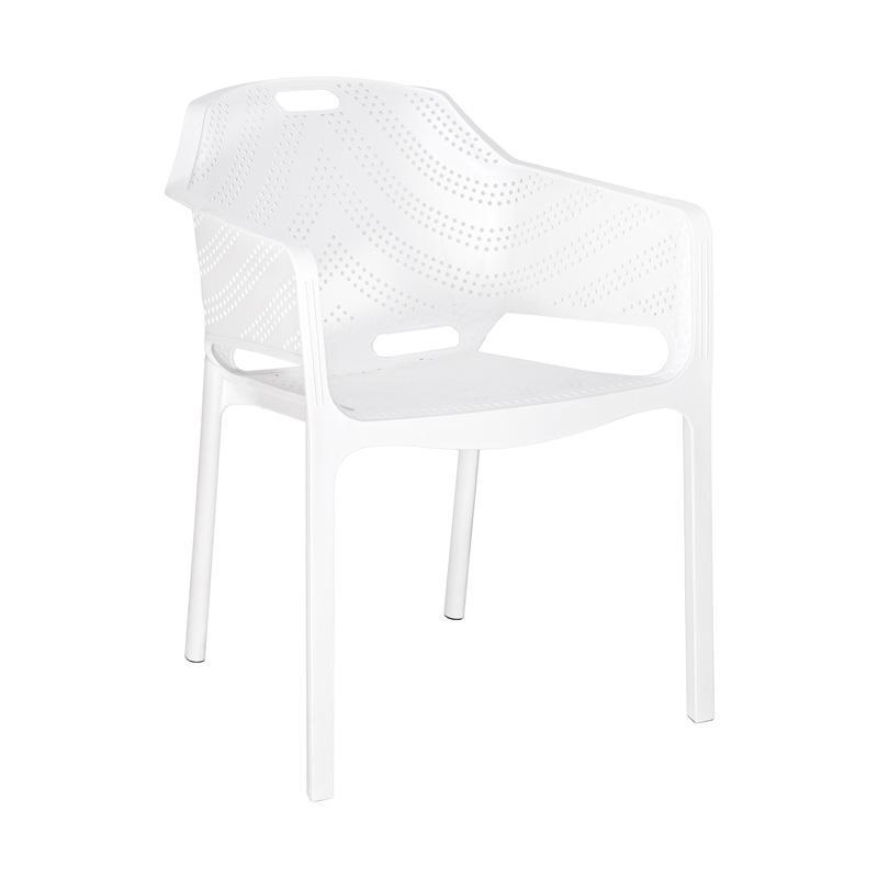 Καρέκλα κήπου Dina Fylliana Λευκή 59x60x82εκ.