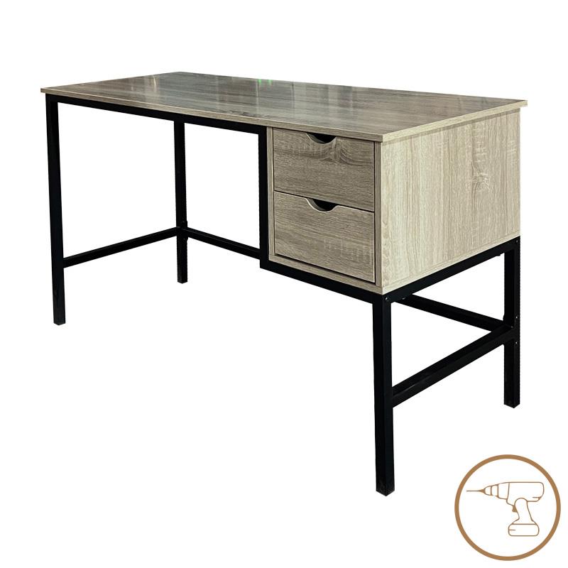 Γραφείο Eργασίας Ramen Sonoma με Mαύρα Mεταλλικά πόδια 120x48x76εκ. Γραφείο Eργασίας Ramen Sonoma με Mαύρα Mεταλλικά πόδια 120x48x76εκ.