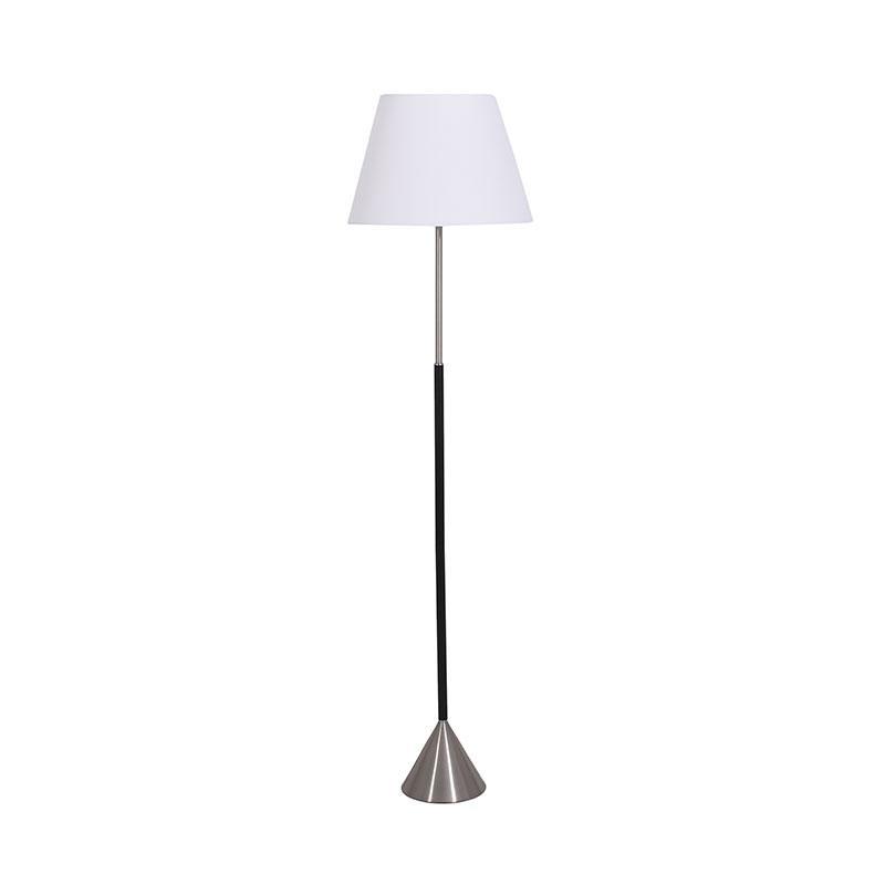 Φωτιστικό Δαπέδου Μεταλλικό FL4049 Fylliana Λευκό - Ασημί - Μαύρο 35x152εκ