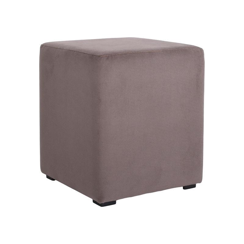 Σκαμπό Boxy Fylliana Τετράγωνο Καφέ 35x35x41εκ.