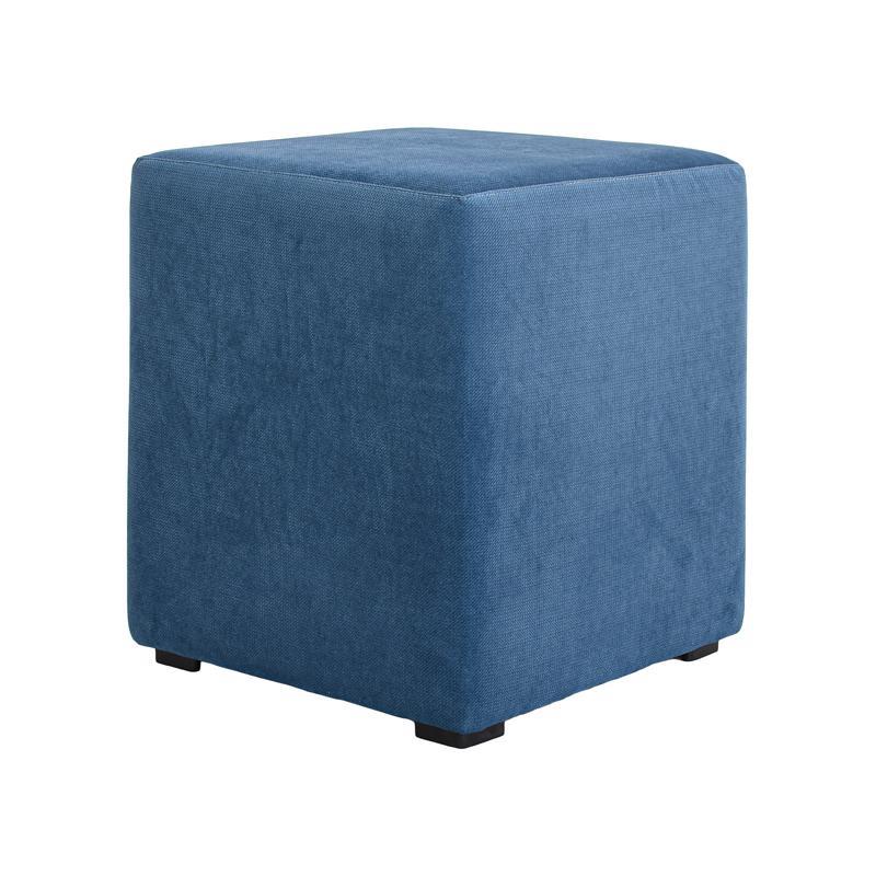 Σκαμπό Boxy Fylliana Τετράγωνο Μπλέ 35x35x41εκ.