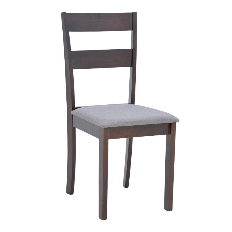 Καρέκλα Dallan σε καρυδί απόχρωση 40x47.5x89εκ