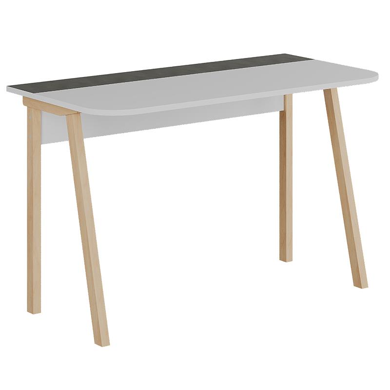 Γραφείο εργασίας Malia λευκό-φυσικό-ανθρακί antique 120x60.5x75εκ Γραφείο εργασίας Malia λευκό-φυσικό-ανθρακί antique 120x60.5x75εκ