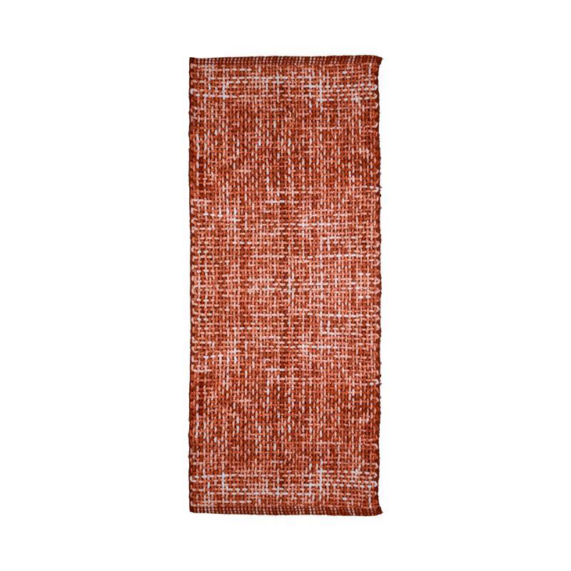 Διακοσμητικό Χαλί "Lagoon" Fylliana Τερακότα χρώμα 60x120εκ