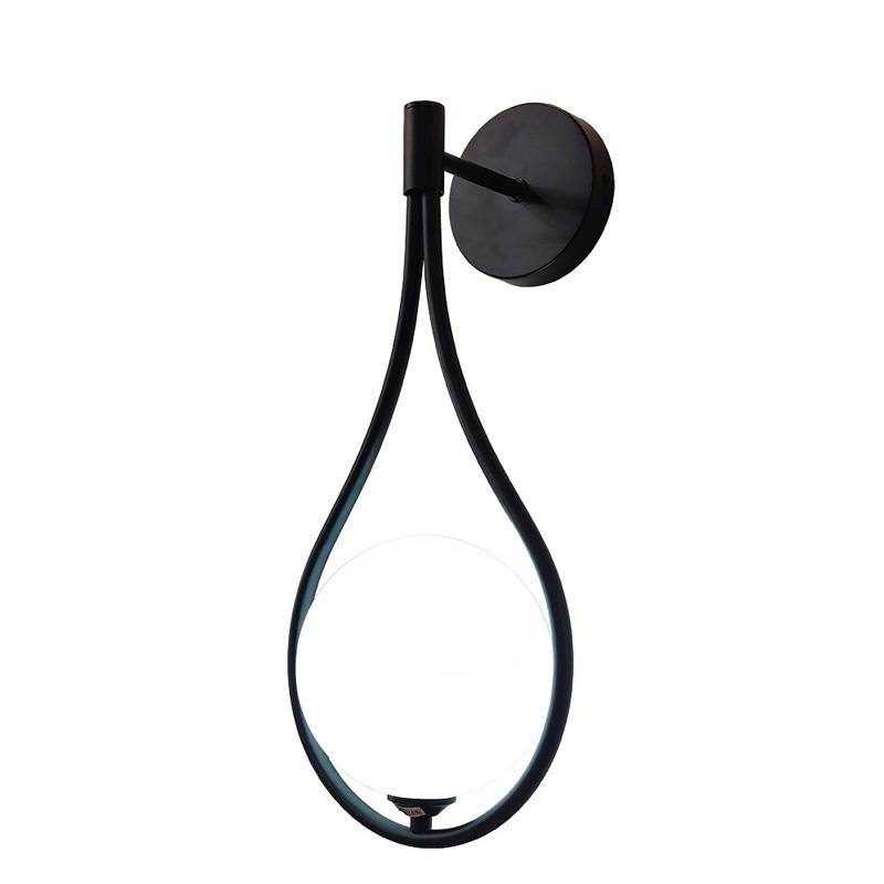 Φωτιστικό τοίχου-απλίκα Teary G9 μέταλλο μαύρο-λευκό 16x12x37εκ Φωτιστικό τοίχου-απλίκα Teary G9 μέταλλο μαύρο-λευκό 16x12x37εκ