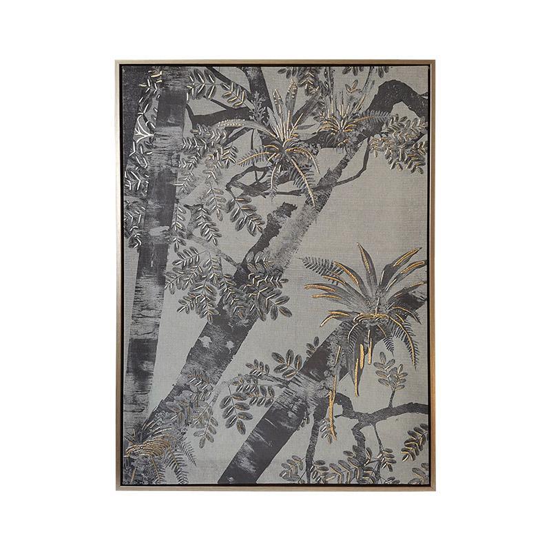 Πίνακας σε Καμβά με Πλαστικό πλαίσιο FL252325 Fylliana Γκρί -Μπέζ και Μαύρο 50x3x70εκ. Πίνακας σε Καμβά με Πλαστικό πλαίσιο FL252325 Fylliana Γκρί -Μπέζ και Μαύρο 50x3x70εκ.