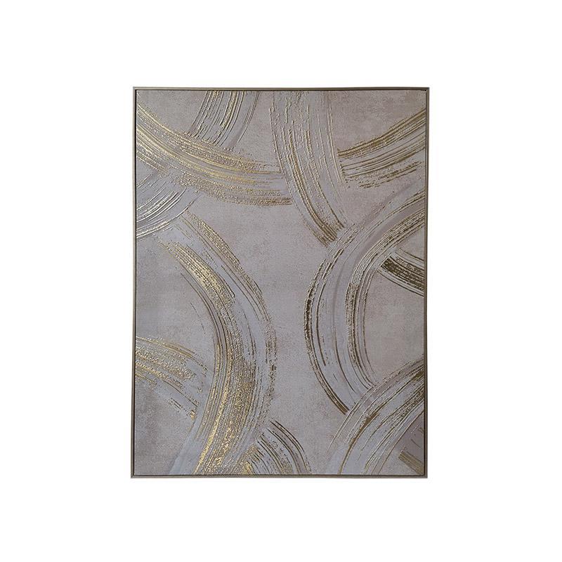 Πίνακας σε Καμβά με Πλαστικό πλαίσιο FL252459 Fylliana Χρυσό -Λευκό και Μπέζ 60x4x80εκ. Πίνακας σε Καμβά με Πλαστικό πλαίσιο FL252459 Fylliana Χρυσό -Λευκό και Μπέζ 60x4x80εκ.