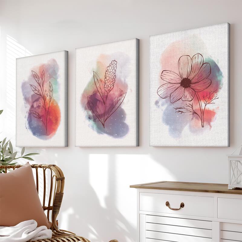 Πίνακας σε καμβά Nerve τρίπτυχος με ψηφιακή εκτύπωση και πλαίσιο 50x2x70εκ Πίνακας σε καμβά Nerve τρίπτυχος με ψηφιακή εκτύπωση και πλαίσιο 50x2x70εκ