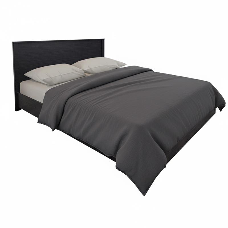 Κρεβάτι Athos Διπλό σε wenge απόχρωση 160x200εκ