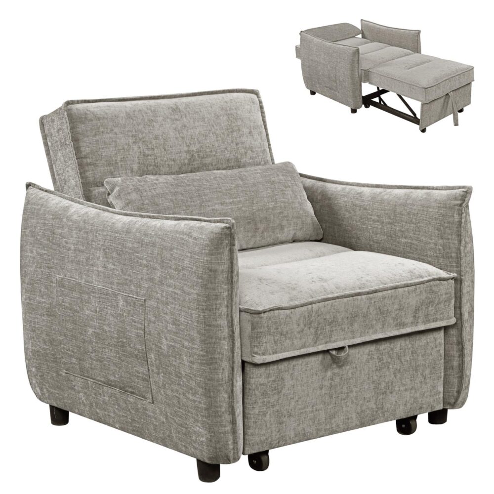 Πολυθρόνα - Κρεβάτι ORYN C3307.03 σε Μπέζ ύφασμα 89x85x84Υεκ. Πολυθρόνα - Κρεβάτι ORYN C3307.03 σε Μπέζ ύφασμα 89x85x84Υεκ.