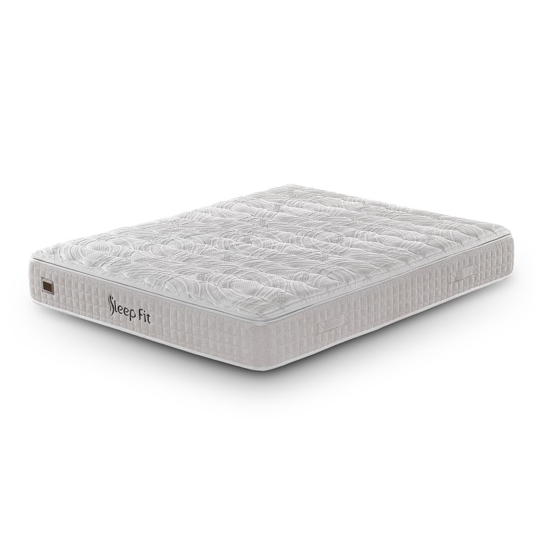 Ορθοπεδικό στρώμα SLEEP FIT Διπλό Μπέζ 160x200εκ.