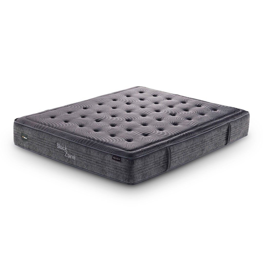 Ορθοπεδικό στρώμα BLACK ZONE Διπλό Μαύρο 160x200εκ.