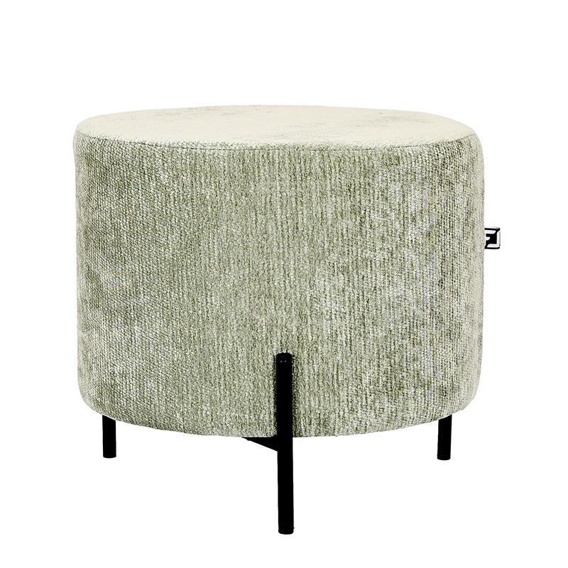 Σκαμπό Στρόγγυλο New Lux Fylliana Πράσινο χρώμα 46x46x43εκ