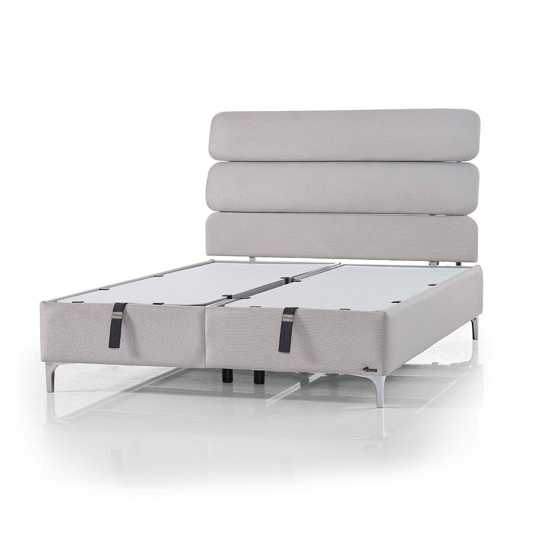 Επενδυμένο Κρεβάτι VERONA Διπλό με Αποθηκευτικό χώρο Γκρί 160x200εκ. Επενδυμένο Κρεβάτι VERONA Διπλό με Αποθηκευτικό χώρο Γκρί 160x200εκ.