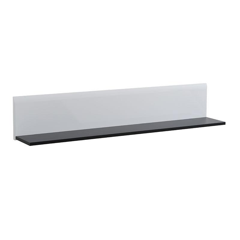 Ράφι τοίχου Trentino ZP Λευκό - Μαύρο - Λευκή Λάκα 120x19,5x22 εκ. Ράφι τοίχου Trentino ZP Λευκό - Μαύρο - Λευκή Λάκα 120x19,5x22 εκ.