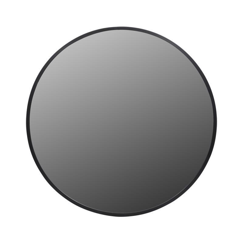 Καθρέπτης Τοίχου Fylliana Στρογγυλός Μαύρο 40x4x40 εκ.