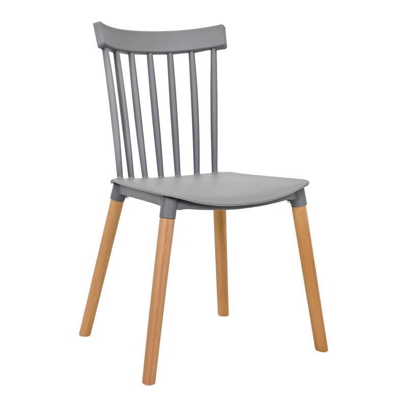 Καρέκλα Τραπεζαρίας Rubina Fylliana Γκρί 51x50x84 εκ.