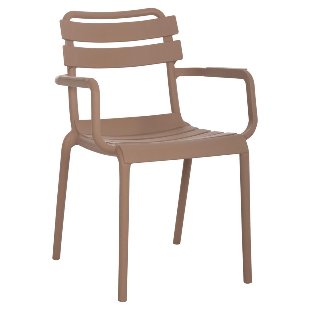 Καρέκλα - Πολυθρόνα PHILLY C6123.06 Μπέζ Πολυπροπυλενίου 58,5x49x83,5Υεκ.