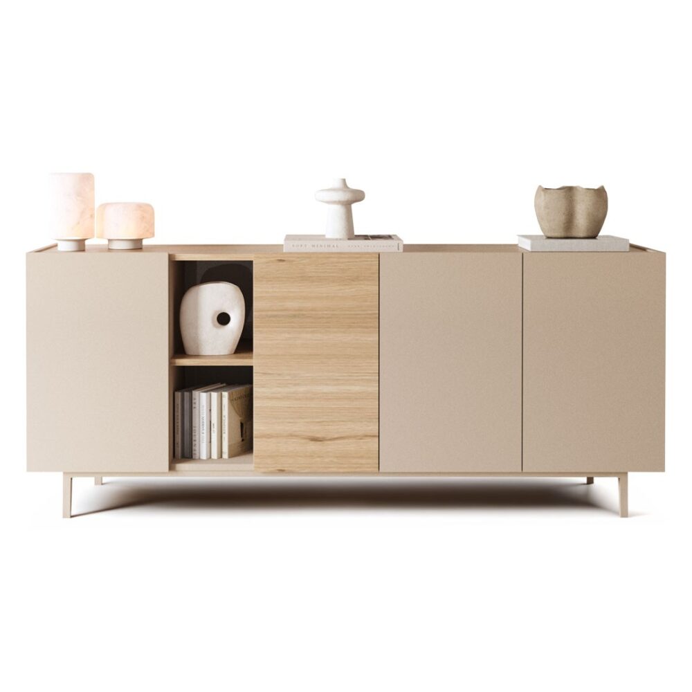 Μπουφές SEDRA 180 σε Κασμίρ - Δρύς χρώμα 180x42x76εκ. Μπουφές SEDRA 180 σε Κασμίρ - Δρύς χρώμα 180x42x76εκ.