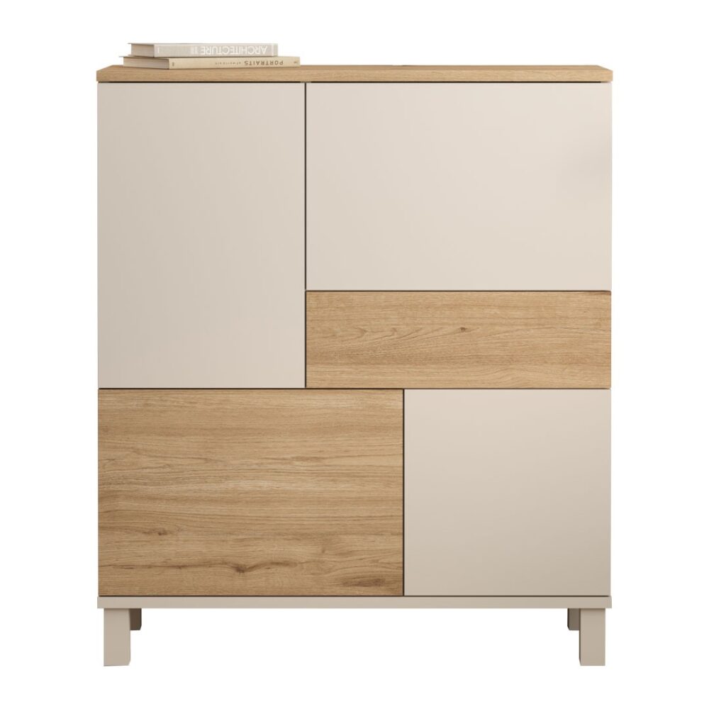 Κονσόλα MOOD S σε Κασμίρ - Δρύς χρώμα 87x35x101εκ.