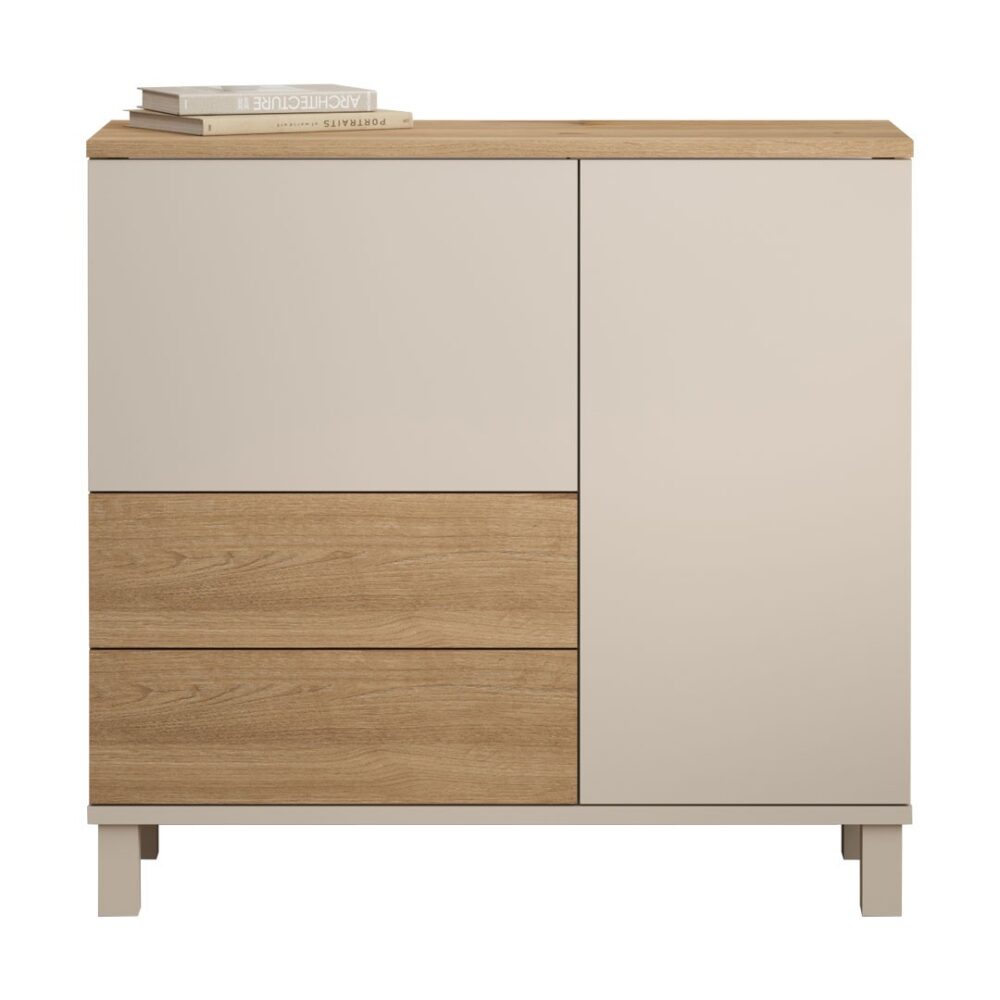 Κονσόλα MOOD L σε Κασμίρ - Δρύς χρώμα 87x35x82,4εκ.