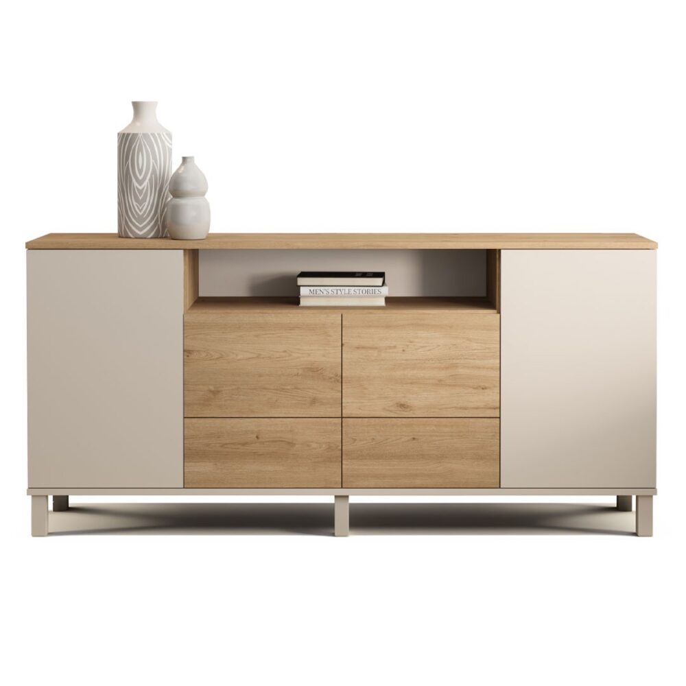 Μπουφές - Κονσόλα MOOD σε Κασμίρ - Δρύς χρώμα 180x44,5x82,4εκ.