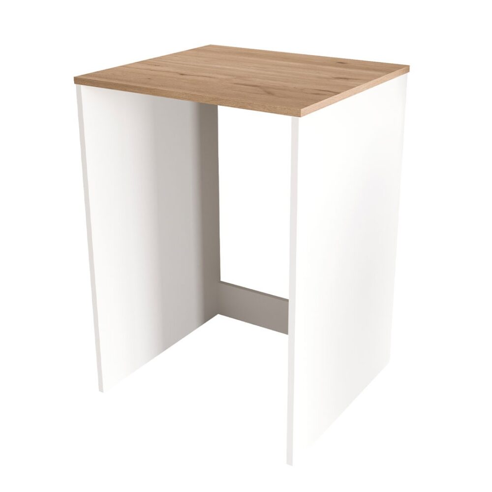 Ντουλάπι Πλυντηρίου NORD σε Λευκό - Δρύς χρώμα 65,8x60x91,8εκ.