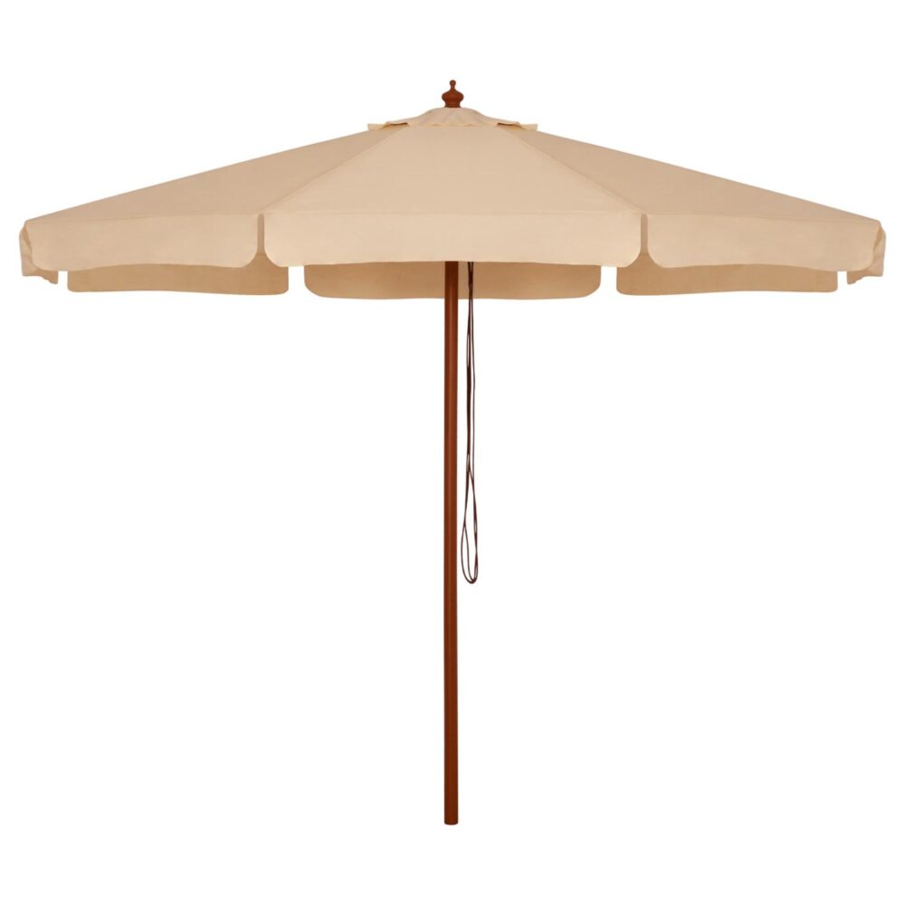 Ομπρέλα επαγγελματική Waller Φ3,00x2,30Υ με ξύλινο σκελετό μπεζ