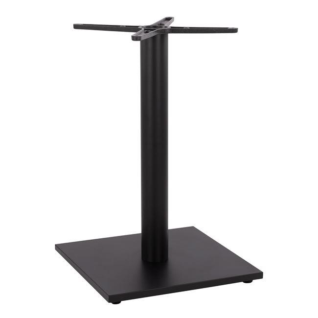 Βάση Μεταλλική C438 με Ρεγουλατόρους σε Μαύρο Ματ 45x45x72εκ. με Σταυρό 46x46εκ.