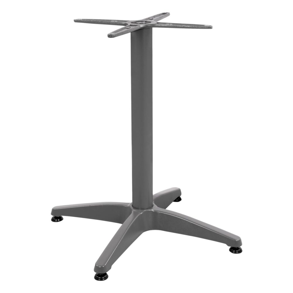 Βάση Αλουμινίου C448.04 4Νυχη σε Γκρί 66Χ66X69Υεκ. με Σταυρό 45x45εκ.