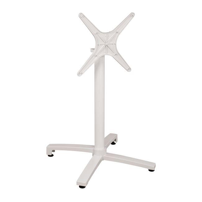 Βάση Αλουμινίου C459.02 σε Λευκό Ματ 69x69x73Υεκ. με Επιφάνεια 48x48εκ.