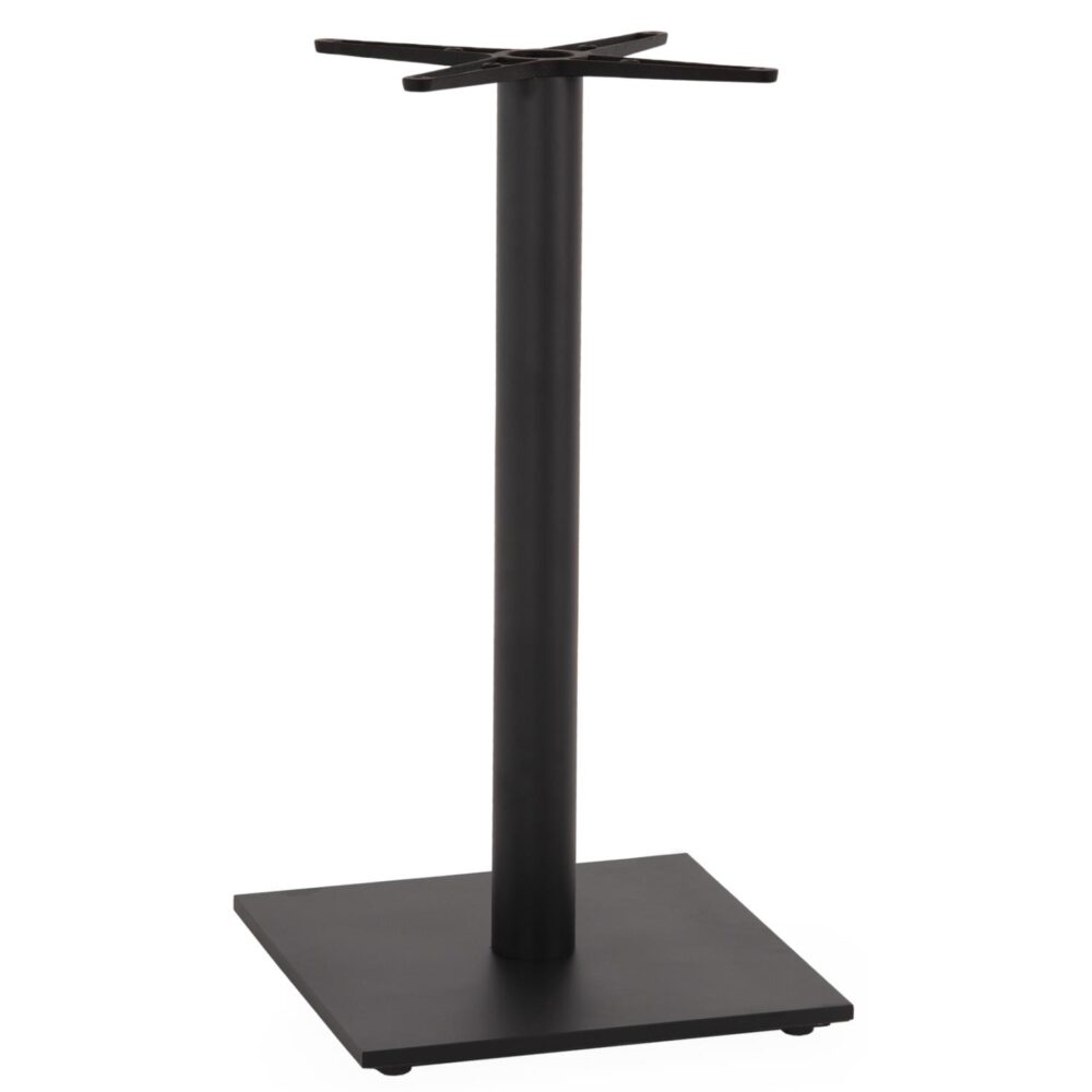 Βάση Μεταλλική για Μπαρ Μεσαίου ύψους C474.20 σε Γκρί Ματ 45x45x94εκ. και Σταυρός 46x46εκ.