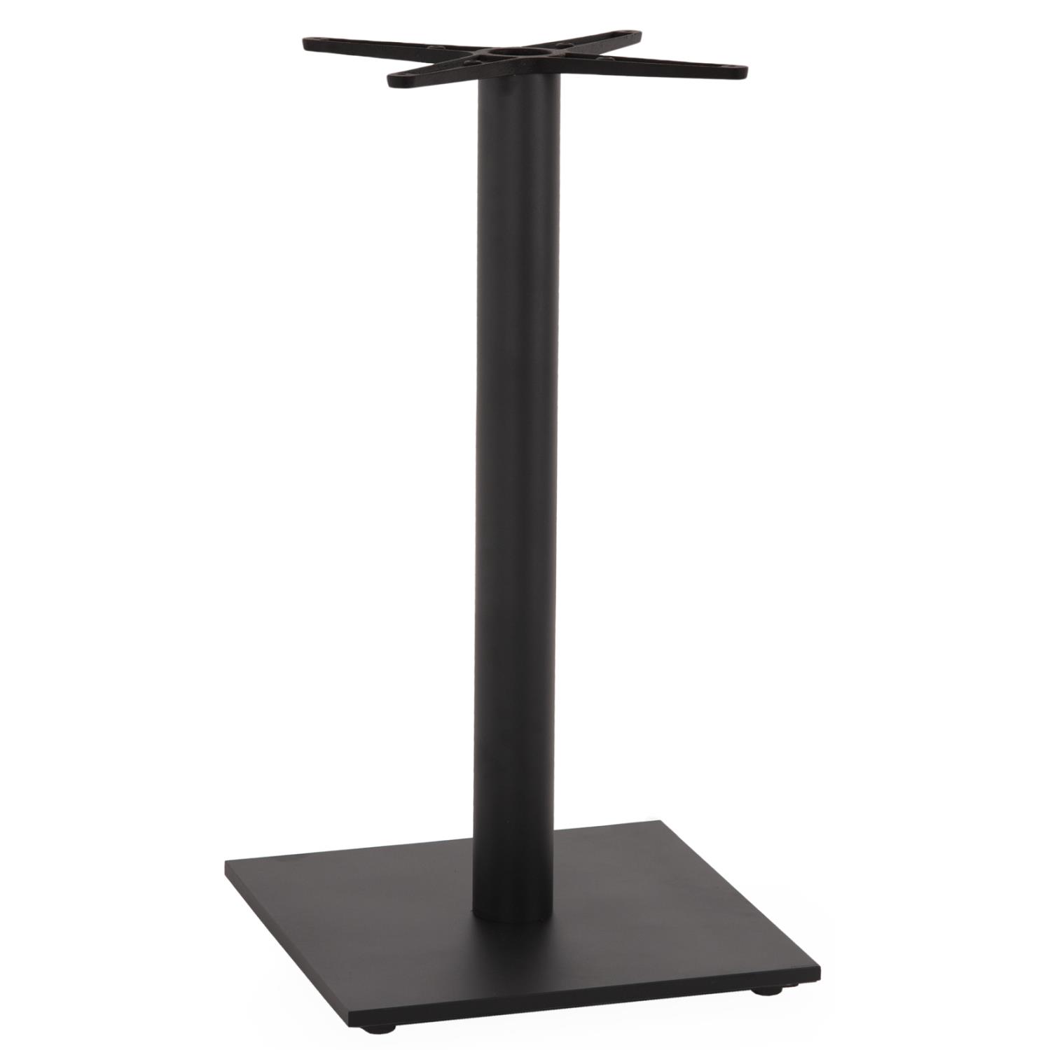 Βάση Μεταλλική για Μπαρ Μεσαίου ύψους C474.20 σε Γκρί Ματ 45x45x94εκ. και Σταυρός 46x46εκ.