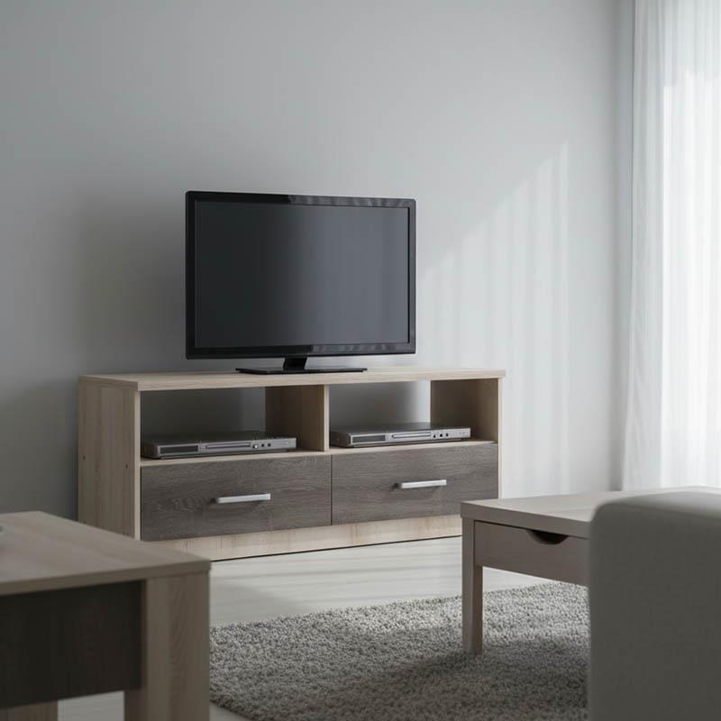 Έπιπλο τηλεόρασης Olympus χρώμα castillo-toro 120x39,5x50εκ