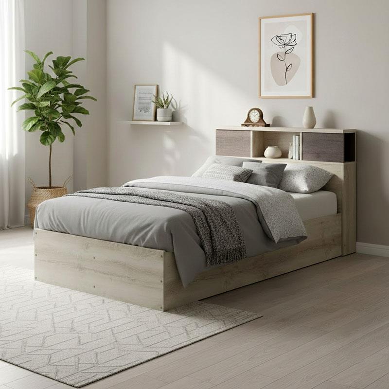 Κρεβάτι μονό OLYMPUS σε χρώμα castillo-toro 120x200εκ Κρεβάτι μονό OLYMPUS σε χρώμα castillo-toro 120x200εκ