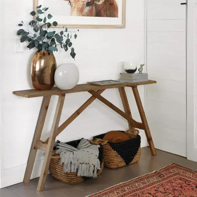 Κονσόλα Roosevelt καρυδί ξύλο πεύκου 35mm καρυδί 119x29x80εκ Κονσόλα Roosevelt καρυδί ξύλο πεύκου 35mm καρυδί 119x29x80εκ