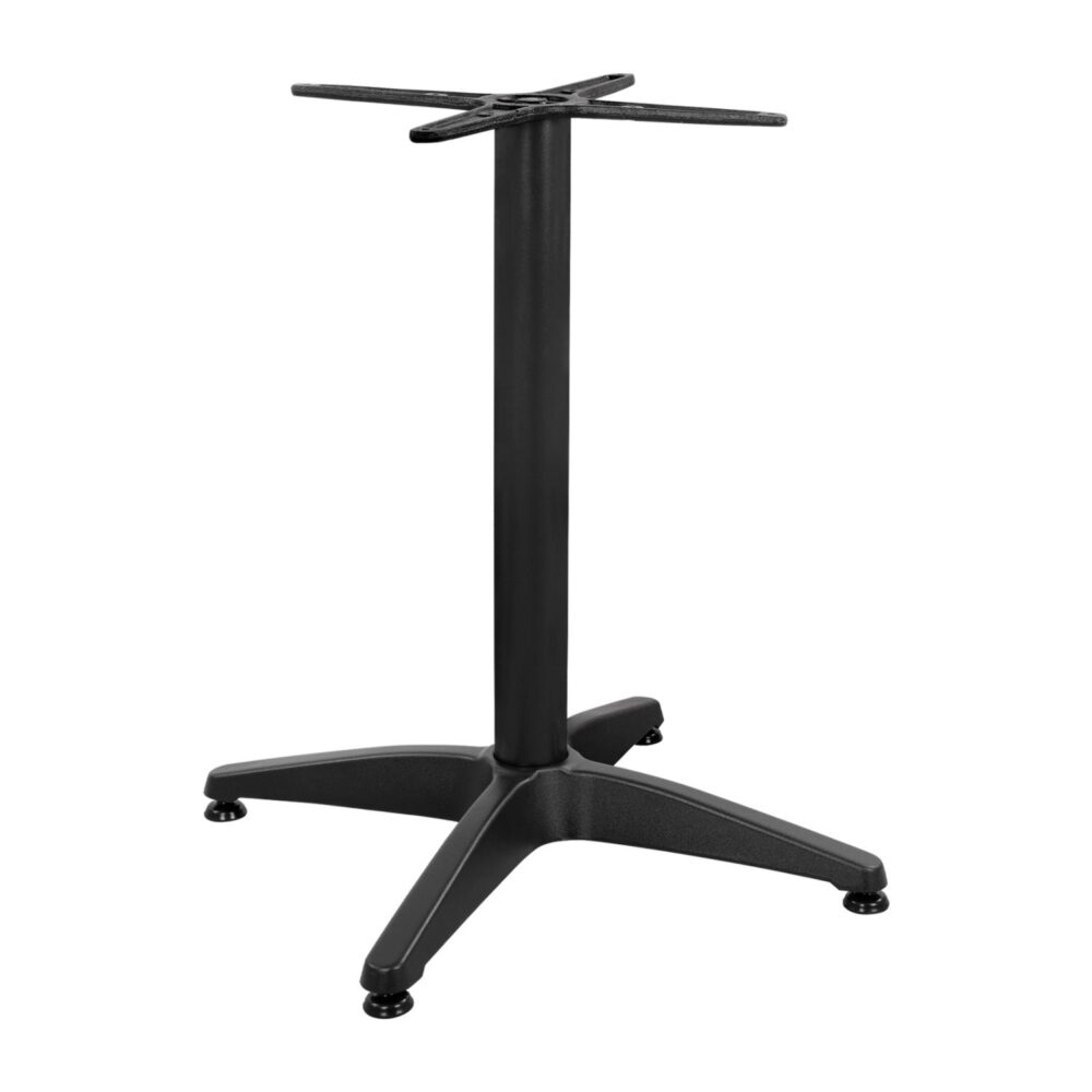 Βάση Αλουμινίου C448.03 4Νυχη σε Μαύρο 66x66x69Υεκ. με Σταυρό 45x45εκ.