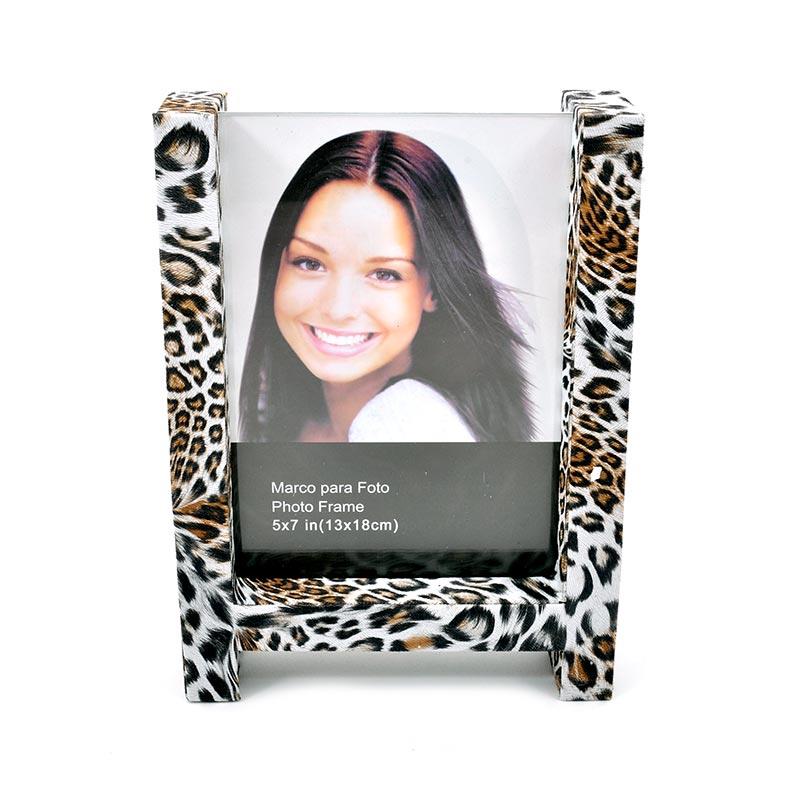 Κορνίζα FL442 Fylliana Διπλής Όψεως Λεοπάρ 13x18εκ.