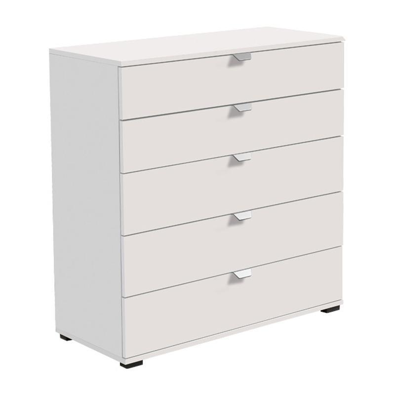 Κομότα - Συρταριέρα Duero 5F 90 Λευκή 90x40x95 εκ.