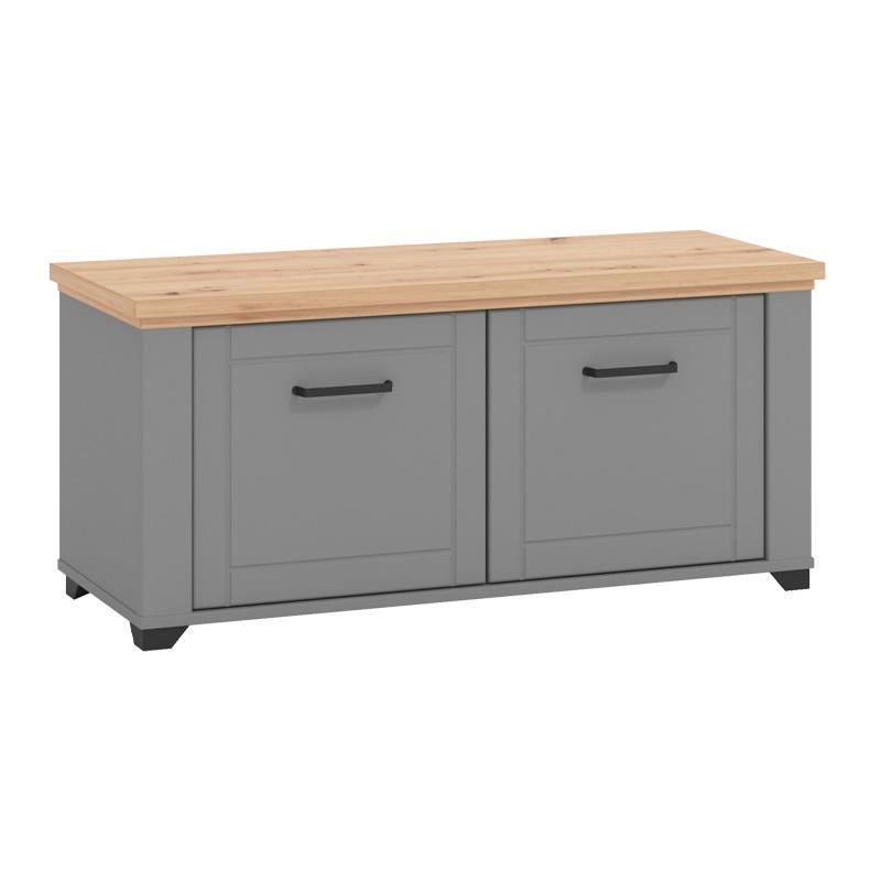 Έπιπλο Εισόδου Valencia KOM Γκρί Γραφίτης - Artisan Oak - Γκρί Μάτ 103,5x41x47,5 εκ. Έπιπλο Εισόδου Valencia KOM Γκρί Γραφίτης - Artisan Oak - Γκρί Μάτ 103,5x41x47,5 εκ.