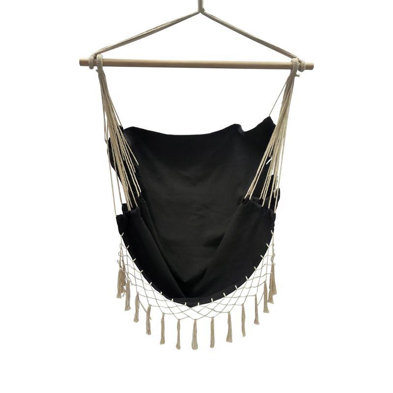 Κούνια κήπου - Αιώρα Tassel Fylliana Κρεμαστή Γκρί 120x110 εκ.