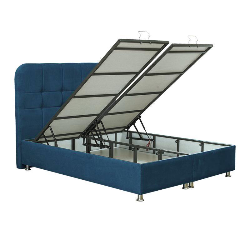 Επενδυμένο Κρεβάτι Natalie Fylliana με Αποθηκευτικό Χώρο Πετρόλ 160x200 εκ. Επενδυμένο Κρεβάτι Natalie Fylliana με Αποθηκευτικό Χώρο Πετρόλ 160x200 εκ.