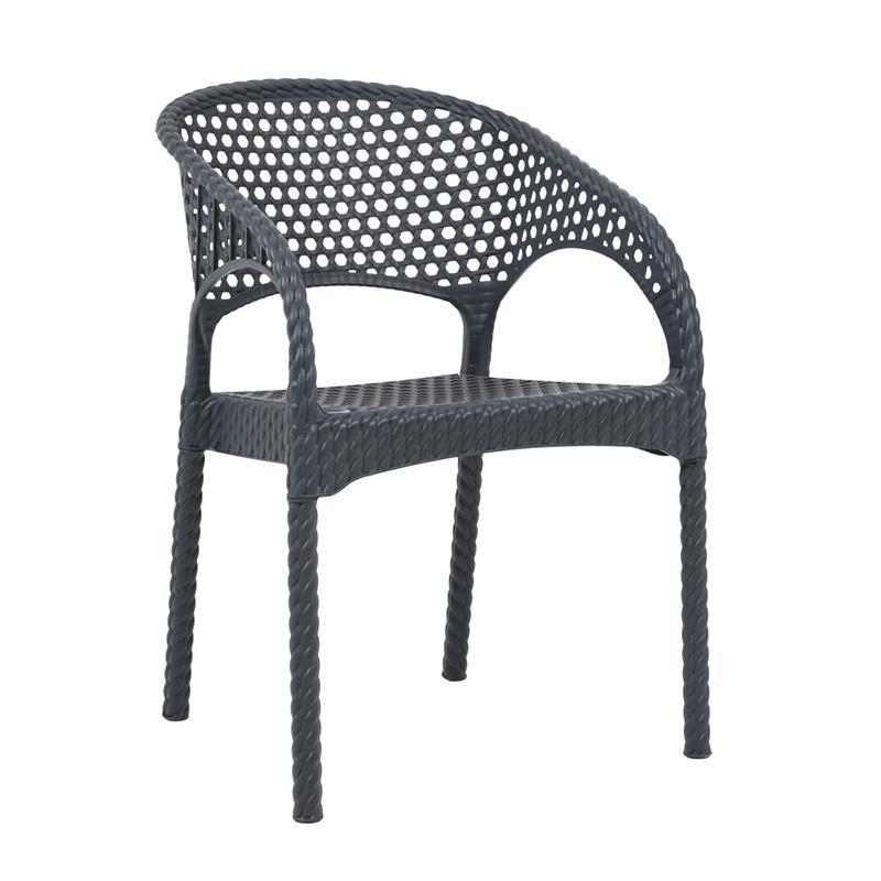 Καρέκλα Daria Fylliana Ανθρακί 54x46x82 εκ.